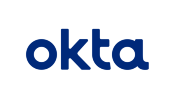 shows the company logo of Okta
