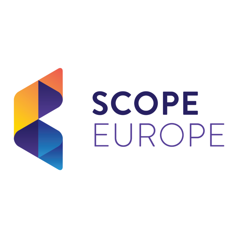 shows the company logo of SCOPE Europe 
