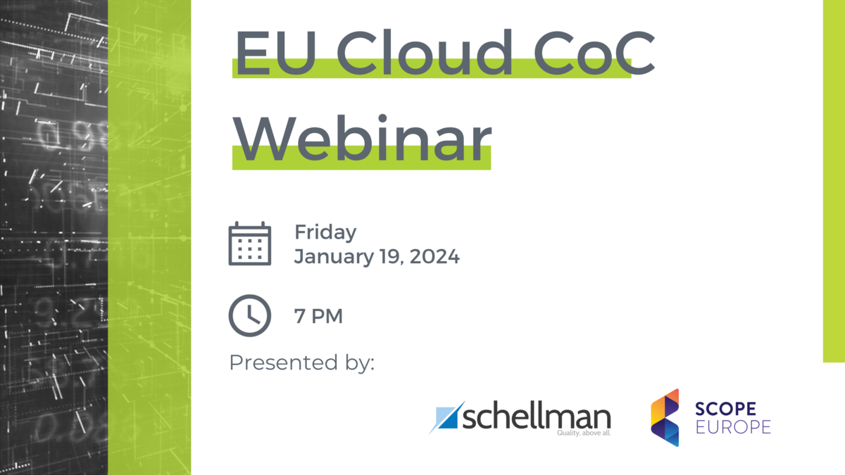 Webinar Alert: join us for an insightful session on the EU Cloud CoC ...