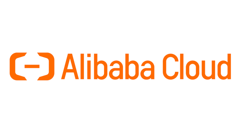 shows the company logo of Alibaba Cloud 