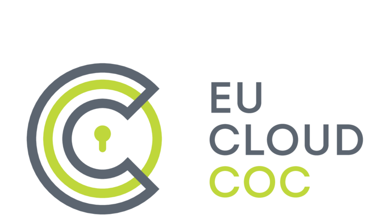 shows the logo of EU Cloud Code of Conduct 